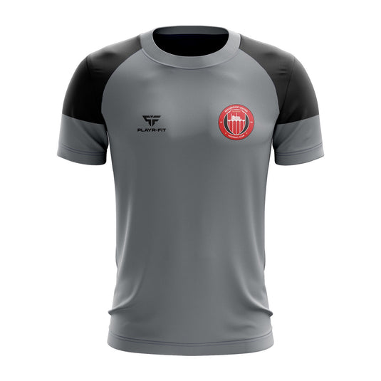 Bessbrook United T-Shirt Stellar (Grey/Black) - Kids