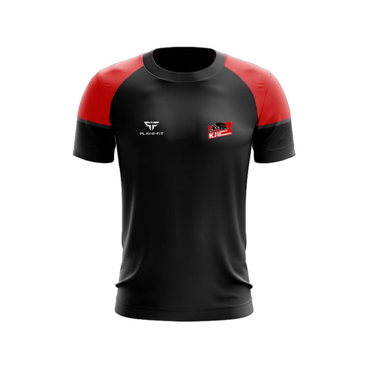 KJ Strength and Performance T-Shirt Stellar (Black/Red) - Adults