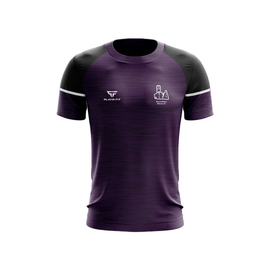Mooreabbey Milers AC T-Shirt Stellar (Purple/Black) - Adults