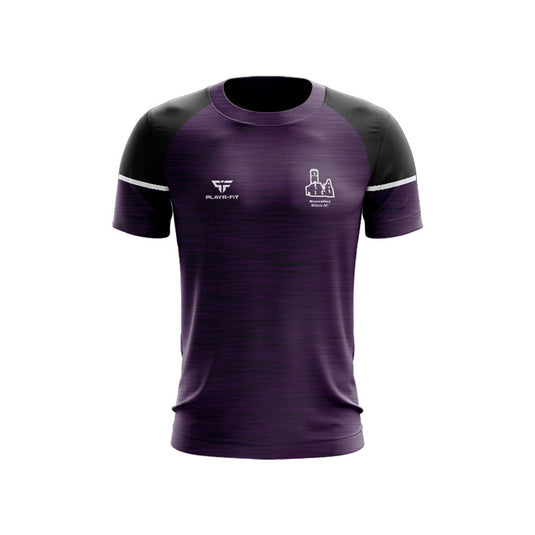 Mooreabbey Milers AC T-Shirt Stellar (Purple/Black) - Kids