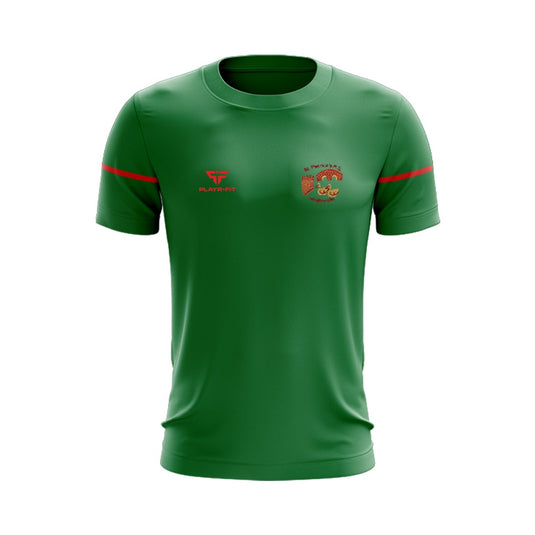 St Patricks PS Magheralin Students T-Shirt Stellar (Green/Red) - Adults