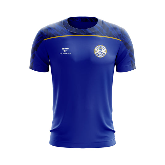 Desertmartin FC T-Shirt (Blue/Navy/Gold) - Adults