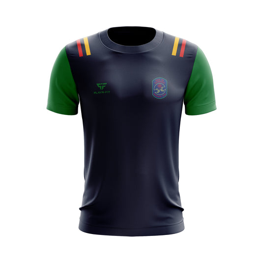 Presentation Primary School Drogheda Staff T-Shirt Tenacity (Navy/Green) - Adults