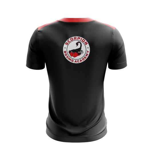 Scorpion Boxing Club T-Shirt Tenacity (Black/Red) - Adults
