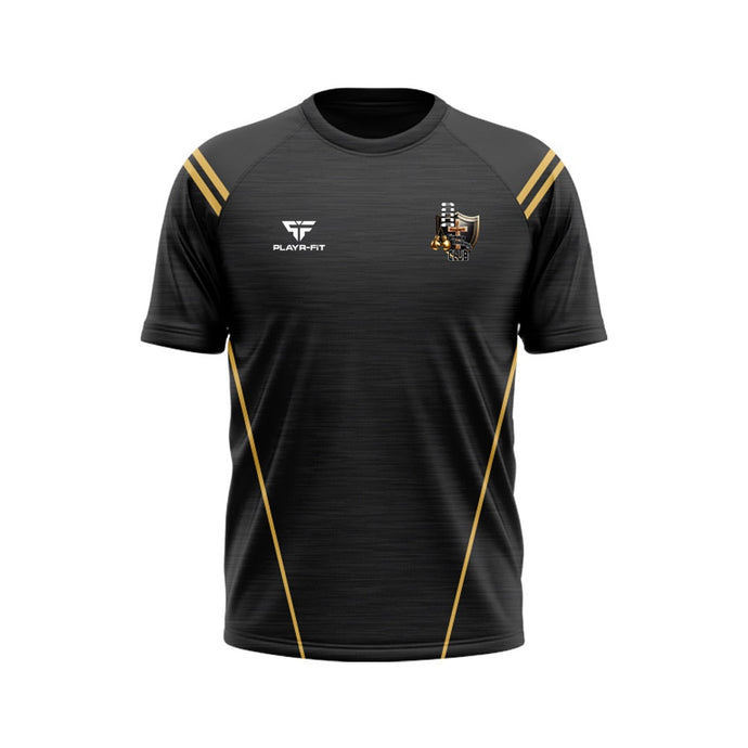 Banna Elite Boxing Club T-Shirt Vigour (Black/Gold) - Adults
