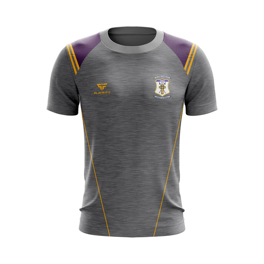 St Pats Wexford T-Shirt Vigour (Grey/Purple/Yellow) - Adults