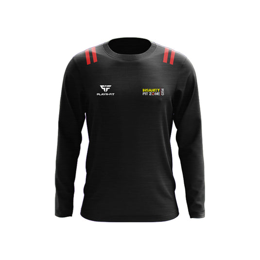 Insanity Fit Zone Crew Neck Tenacity Black/Red - Adults