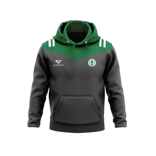South Kildare CSC Hoodie Tenacity Grey/Bottle Green - Adults
