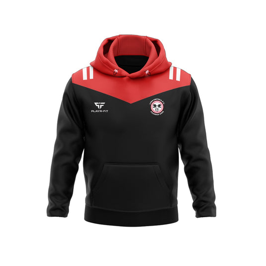 Lusk United Hoodie (Tenacity) (Black/Red) - Kids