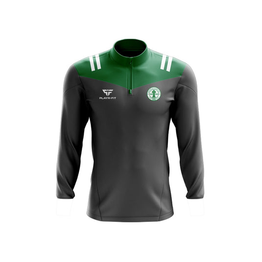 South Kildare CSC Midlayer (1/4 Zip) Tenacity Grey/Bottle Green - Adults