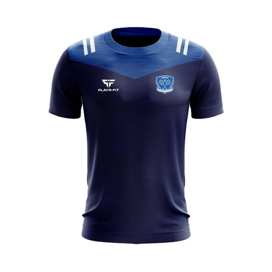 Ardee Badminton Club T-Shirt Tenacity (Navy/Blue/White) - Adults