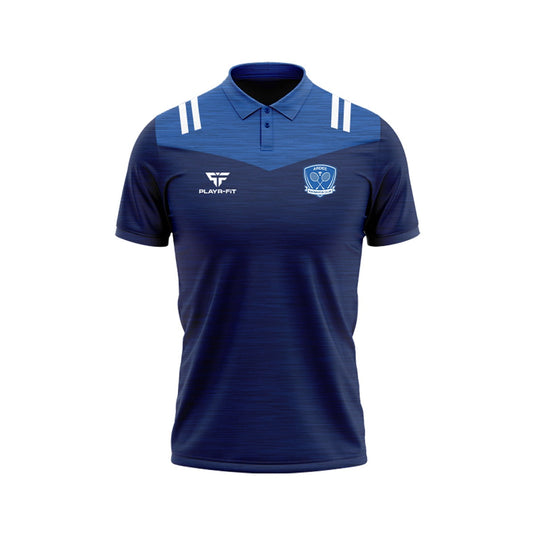 Ardee Badminton Club Polo Tenacity (Navy/Blue/White) - Adults