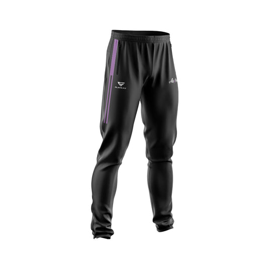 Aspire Gymnastics Skinny Pants Tenacity Black/Purple - Kids