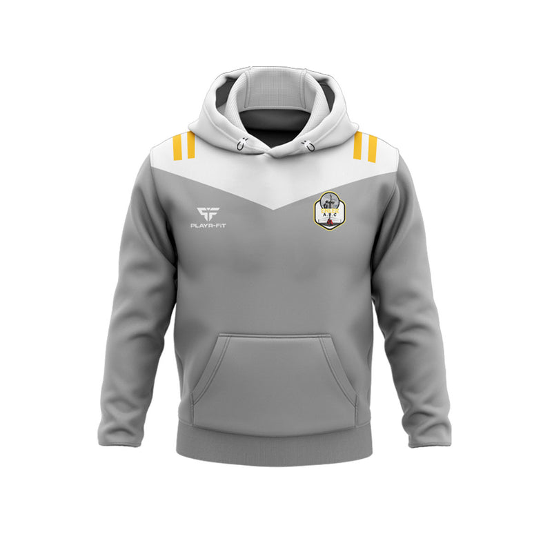 Load image into Gallery viewer, Enler Boxing Club Hoodie Courage (Grey/Yellow) - Adults

