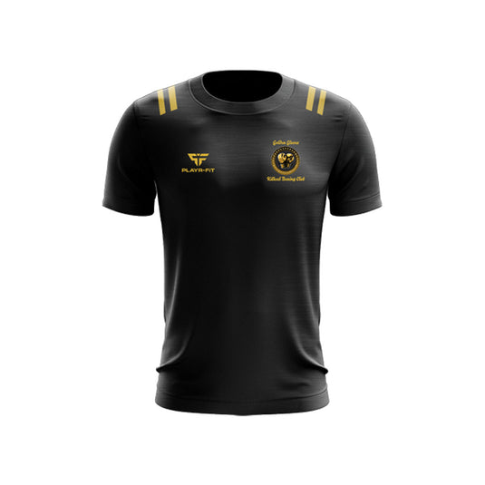 Golden Gloves Kilkeel Boxing Club T-Shirt Tenacity Black/Gold - Kids