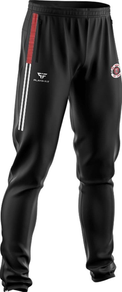 Real Tubber FC Skinny Pants Tenacity (Black/Red) - Adults