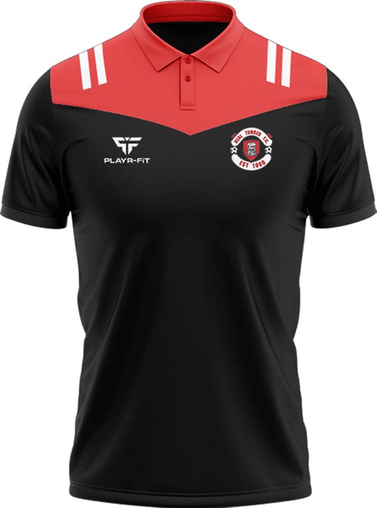 Real Tubber FC Polo Tenacity (Black/Red) - Adults