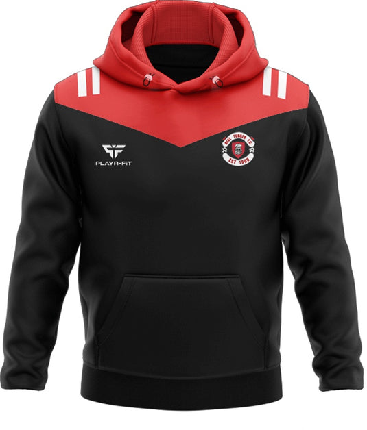 Real Tubber FC Hoodie Tenacity (Black/Red) - Adults