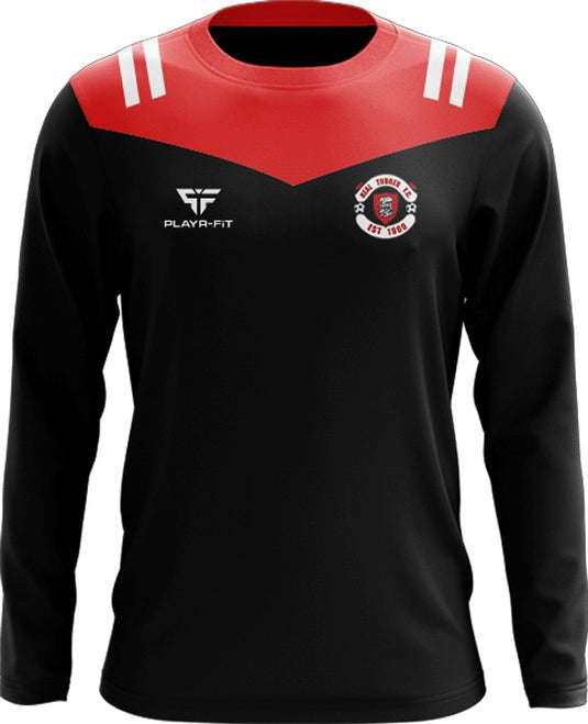 Real Tubber FC Crew Neck Tenacity (Black/Red) - Adults