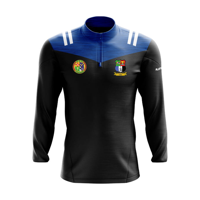 Riverstown ABC Midlayer (1/4 Zip) Tenacity (Black/Blue/White) - Kids