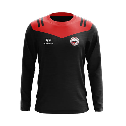 Scorpion Boxing Club Crew Neck Tenacity (Black/Red) - Kids