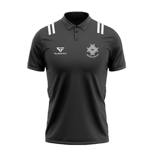 Walterstown GFC Polo Tenacity Black/Dark Grey - Kids