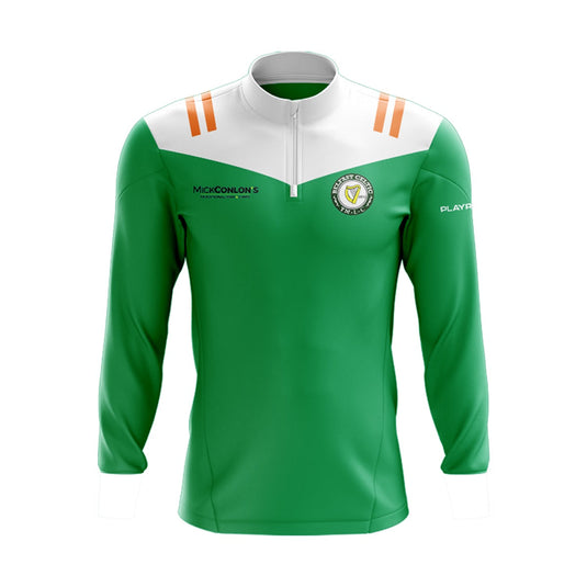 Belfast Celtic Overs Midlayer (1/4 Zip) Tenacity (Green/White/Orange) - Kids