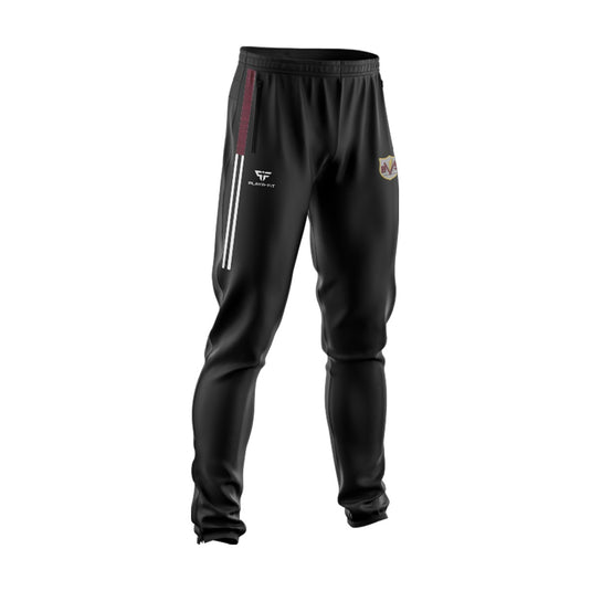 Ballymahon Vocational School Skinny Pants Tenacity (Black/Maroon) - Adults