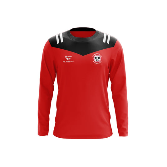 Lusk United Crew Neck (Tenacity) (Red/Black) - Adults