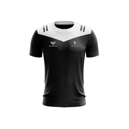 Serenity Run Club T-Shirt Tenacity (Black/White) - Adults