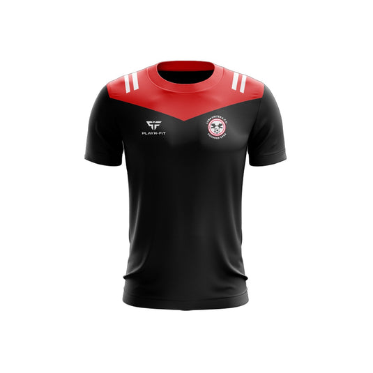Lusk United T-Shirt (Tenacity) (Black/Red) - Adults