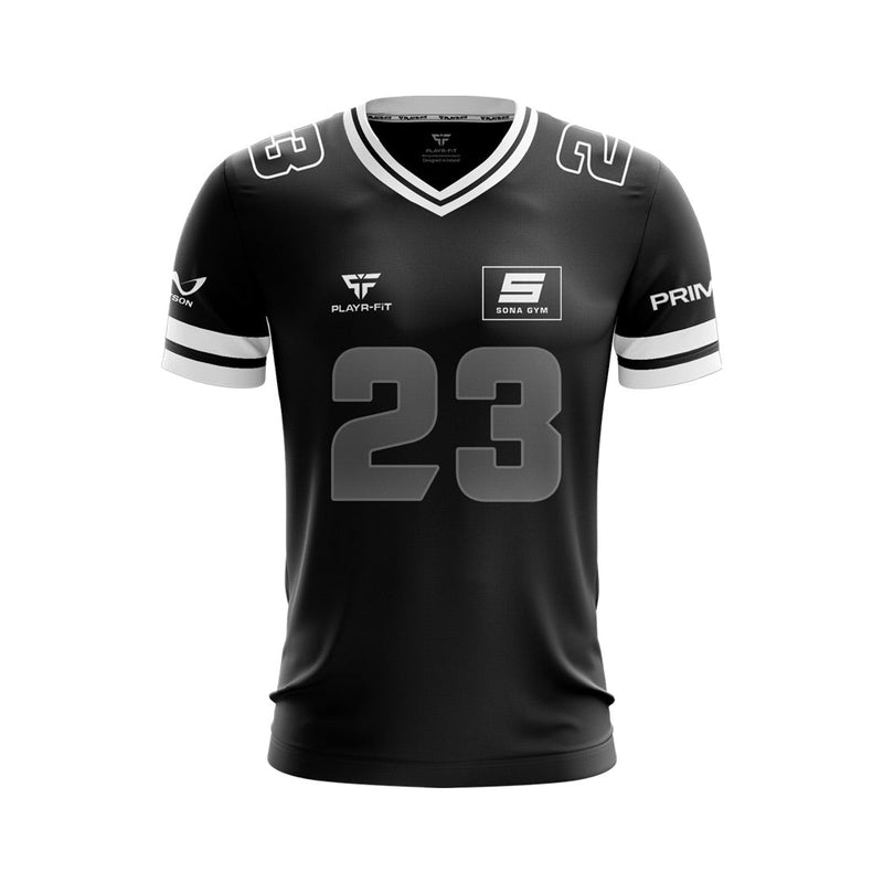 Load image into Gallery viewer, SONA Gym Jersey American Football (Black) - Adults
