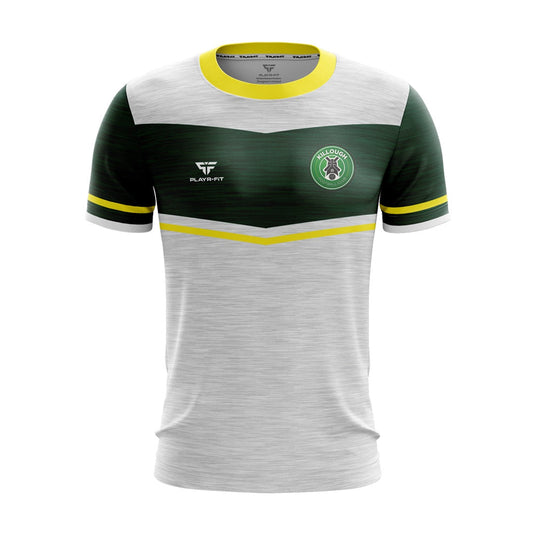 Killough FC Jersey Training 01 (White/Green/Yellow) - Adults