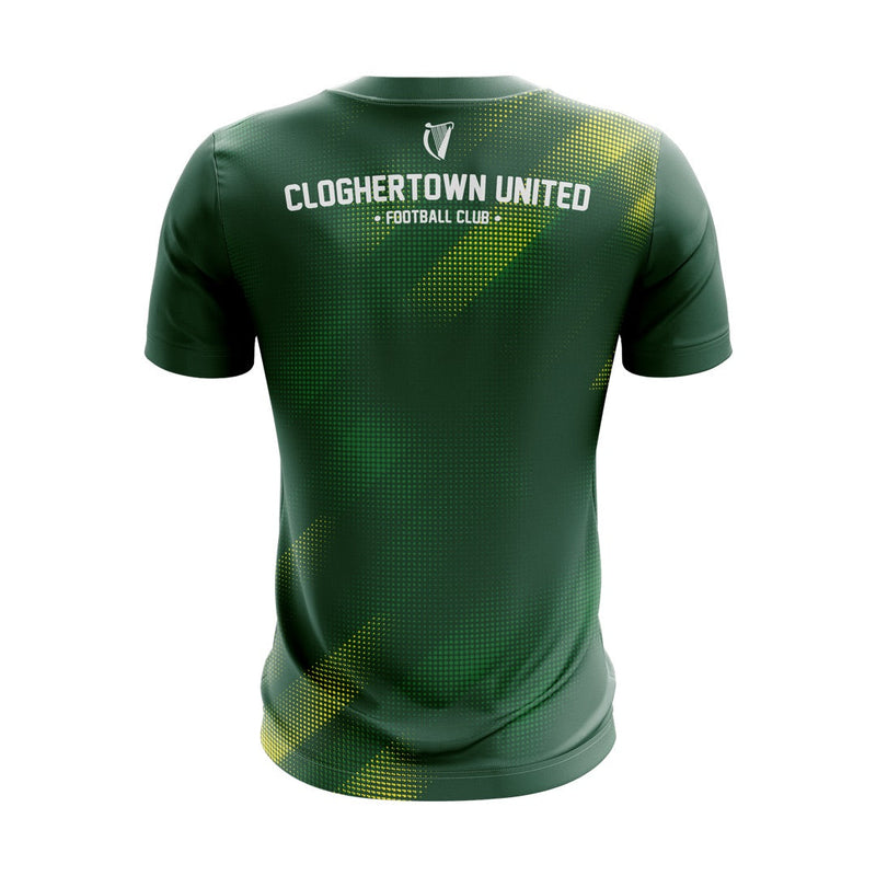 Load image into Gallery viewer, Cloghertown United FC Jersey E01 (Green/Yellow) - Kids
