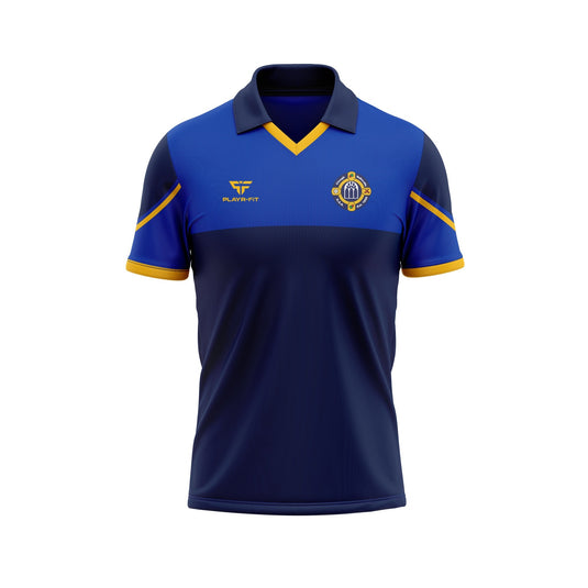 Clough Ballacolla Hurling Club Jersey Retro Navy/Blue - Kids