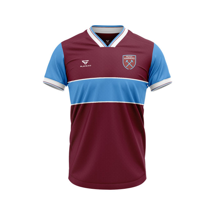 Belfast Hammers Jersey V-Neck - Adults