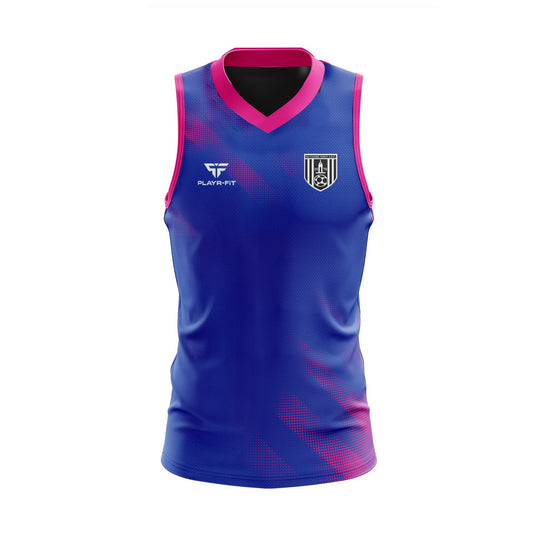 Dunmore Town AFC Vest E01 (Blue/Pink) - Kids