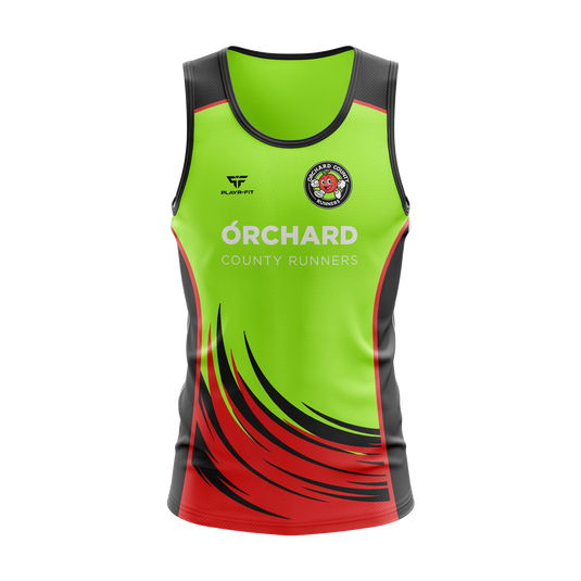 Orchard County Runners Running Vest Green - Adults