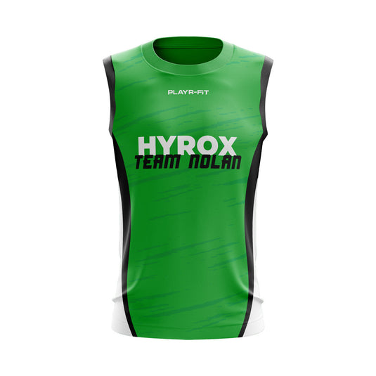 Nolan Health & Fitness Vest Green Hyrox - Kids