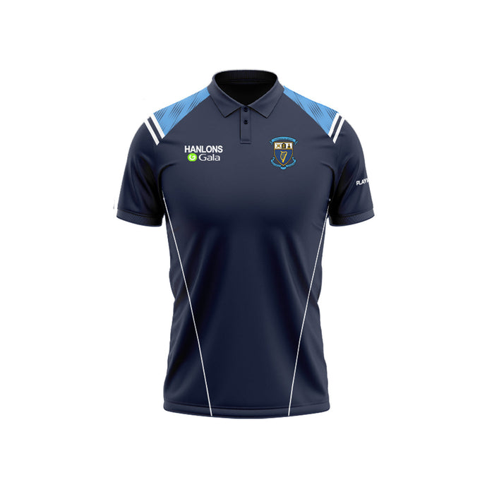 Longford Slashers Polo Vigour Sublimated Navy/Sky Blue - Kids