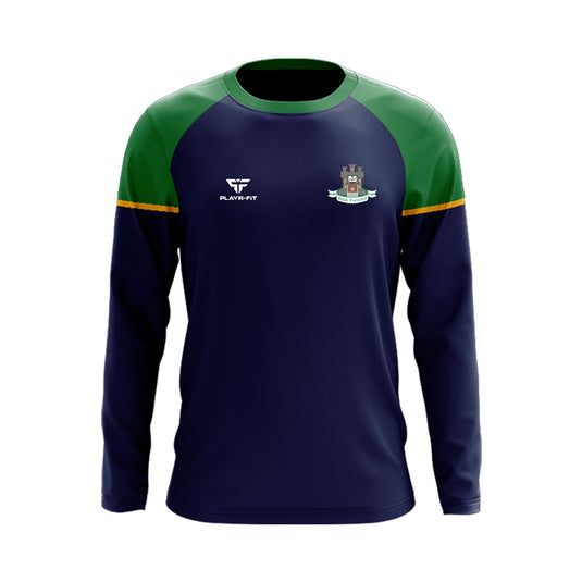Ballyfermot DLS Crew Neck Stellar (Navy/Green/Yellow) - Adults