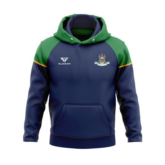 Ballyfermot DLS Hoodie Stellar (Navy/Green/Yellow) - Adults