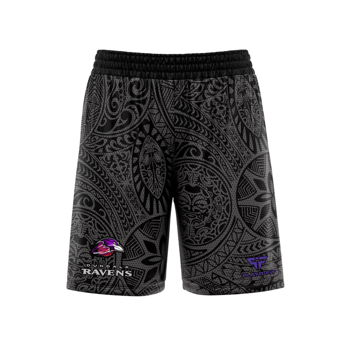 Dundalk Ravens Basketball Shorts (Black) - Kids