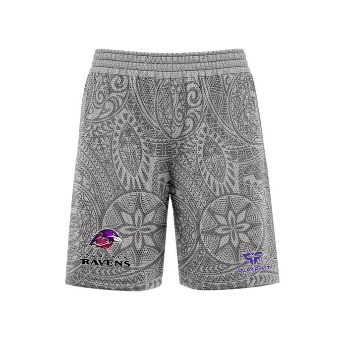 Dundalk Ravens Basketball Shorts (Grey) - Adults
