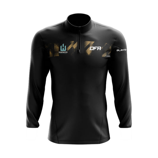Dallas Football Academy Midlayer (1/4 Zip) Optimum Black - Kids