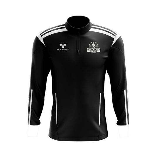 East Meath Boxing Midlayer (1/4 Zip) Adroit (Black/White) - Adults