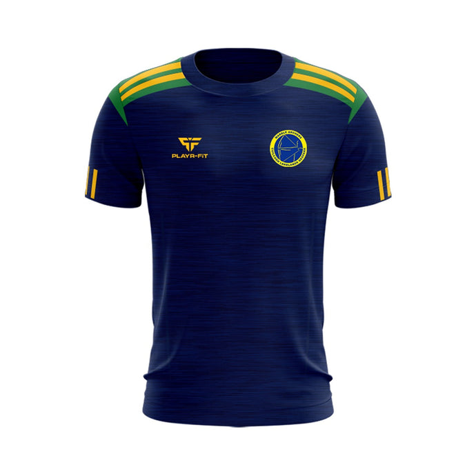 Marble Archers T-Shirt Adroit (Navy/Green/YellowGold) - Adults