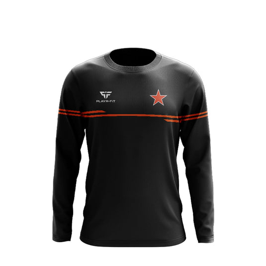 Craigavon Cowboys AFL Crew Neck Courage (Black/Orange) - Kids