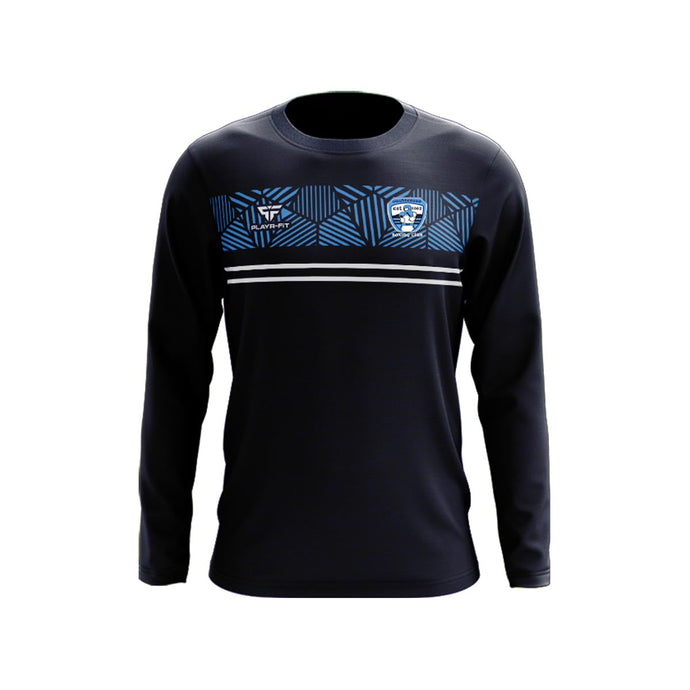 Oughterard Boxing Club Crew Neck Optimum (Navy/Sky/White) - Kids