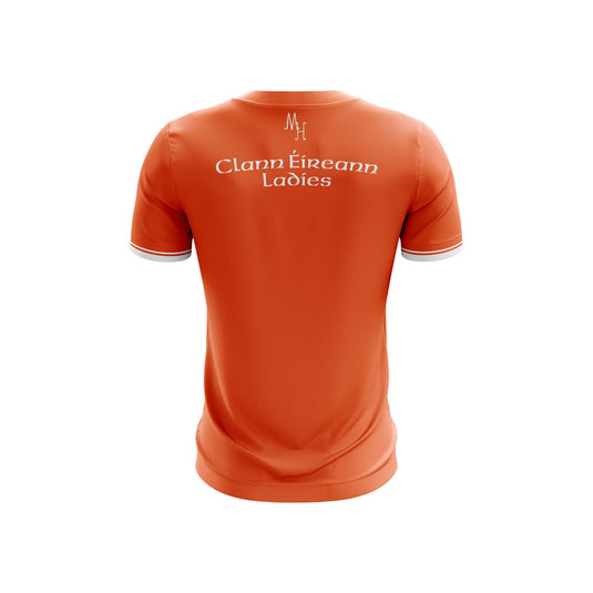 Clann Eireann Senior Ladies Training Jersey Custom Orange - Adults